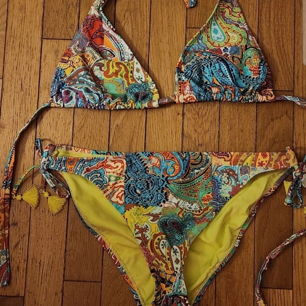 Bleu Rod Beattie Multicolor Bikini Set